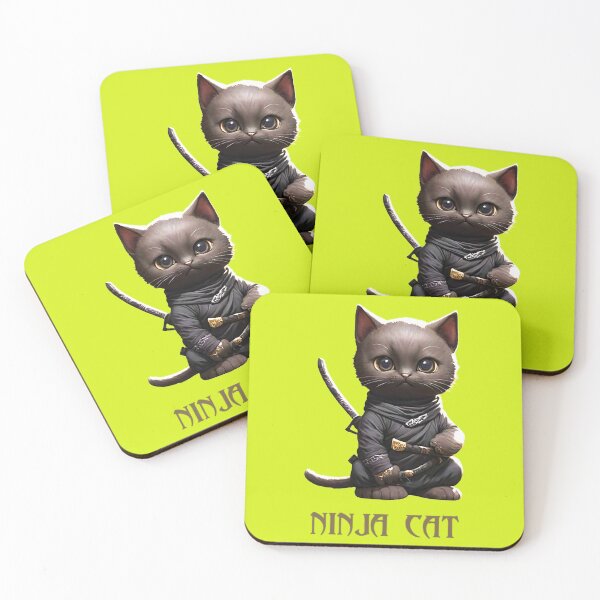Item preview, Ninja Cat designed and sold by MacMerch121.