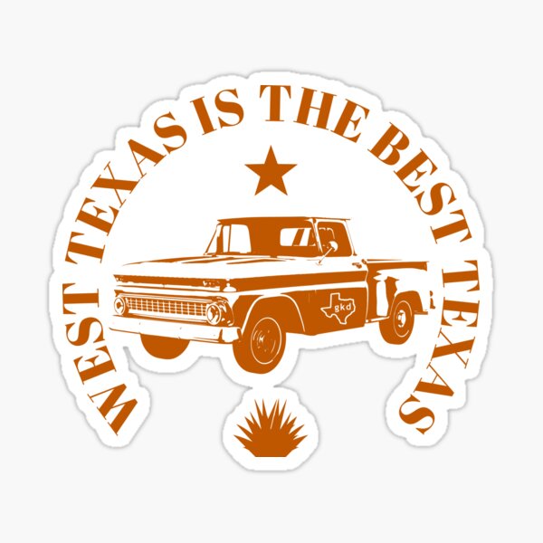 Item preview, West Texas Is The Best Texas (orange version 3) designed and sold by gokartdesigns.