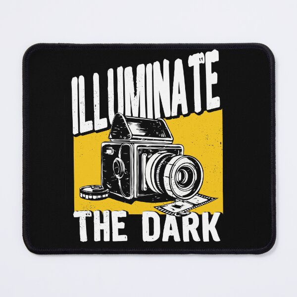 Item preview, Analog Camera illuminate the dark - darkroom 35mm film photography designed and sold by MeringueMango.