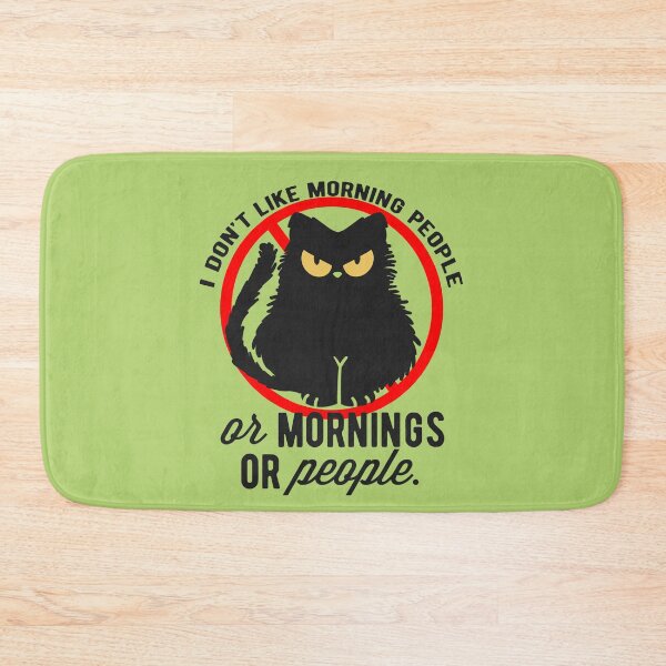 Item preview, I Don't Like Morning People designed and sold by Pixel-Lair.