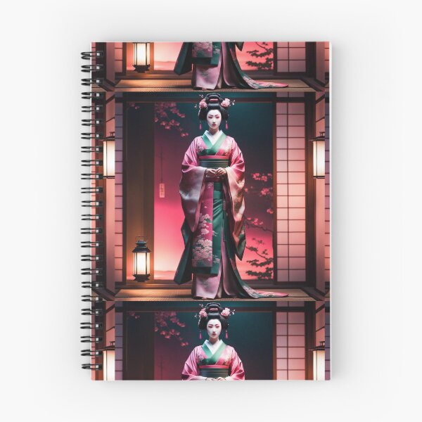 Item preview,  Beautiful geisha full body picture, in beautiful kimono in the okiya lantern  designed and sold by Coolparrotgirl.