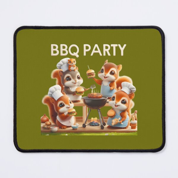 Item preview, Squirrel BBQ designed and sold by AI-Only Creations.