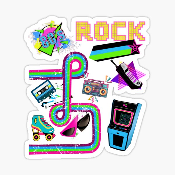 Item preview, Colorful Nostalgic 80s Design designed and sold by AlienOccupation.