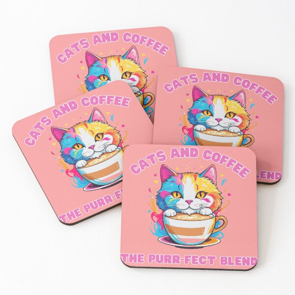 Item preview, Cats and Coffee designed and sold by artlife709.