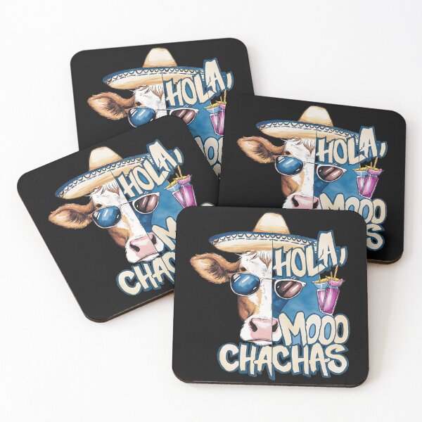 Item preview, HOLA MOO CHACHAS - MUCHACHO MUCHACHA COW CINCO DE MAYO  designed and sold by justyna-s28.
