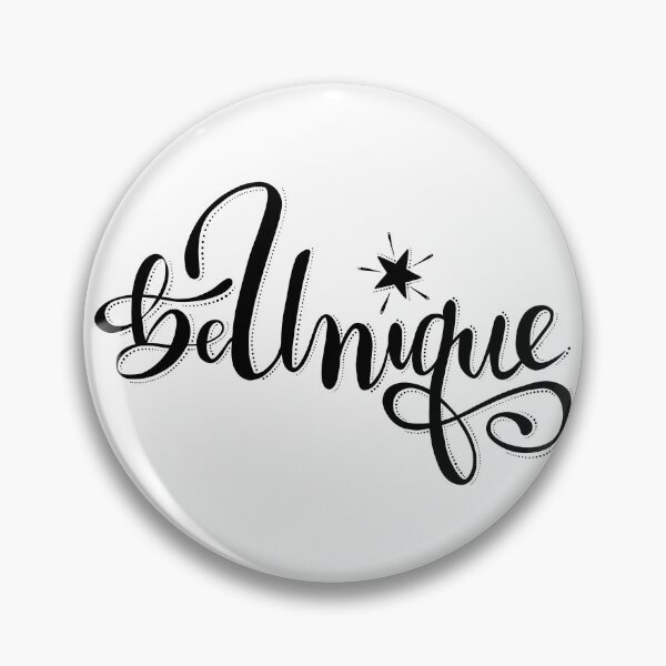 Item preview, Hand Lettered Be Unique with Star designed and sold by Carleah Unique.