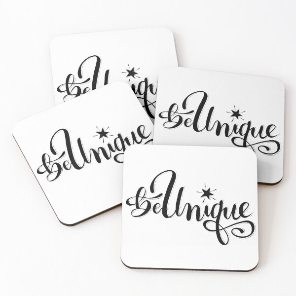Item preview, Hand Lettered Be Unique with Star designed and sold by Carleah Unique.