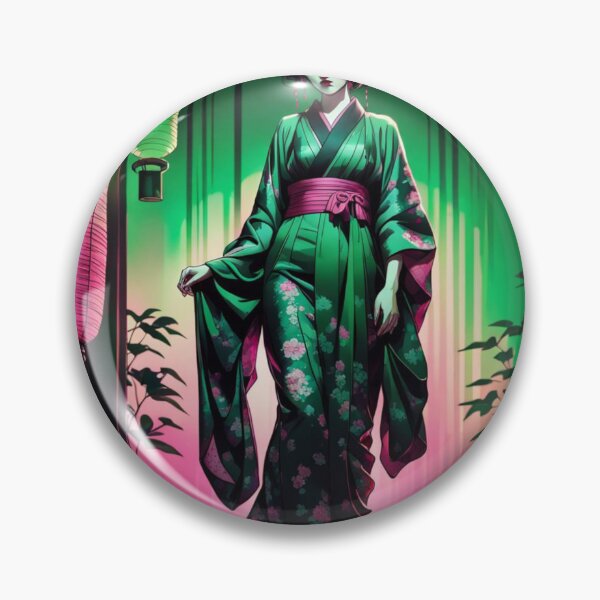 Item preview,  Beautiful geisha full body picture, in beautiful kimono in the okiya lantern designed and sold by Coolparrotgirl.