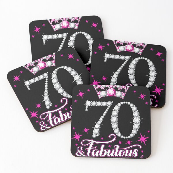 Item preview, 70Th Birthday 70 And Fabulous Ladies Womens designed and sold by LindDaigle.