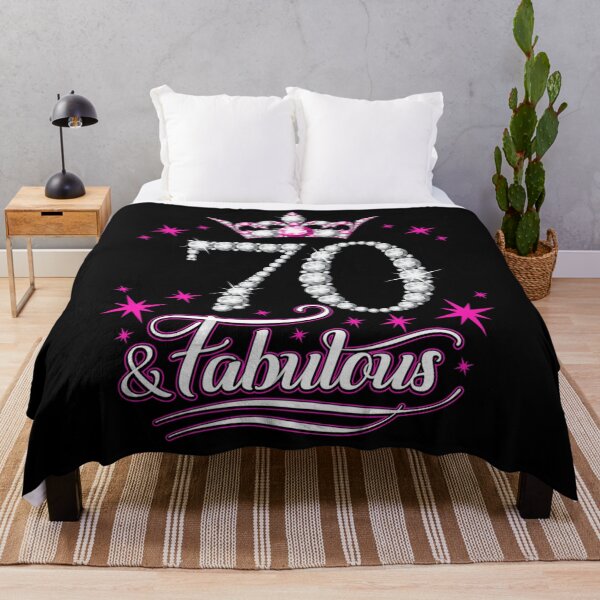 Item preview, 70Th Birthday 70 And Fabulous Ladies Womens designed and sold by LindDaigle.