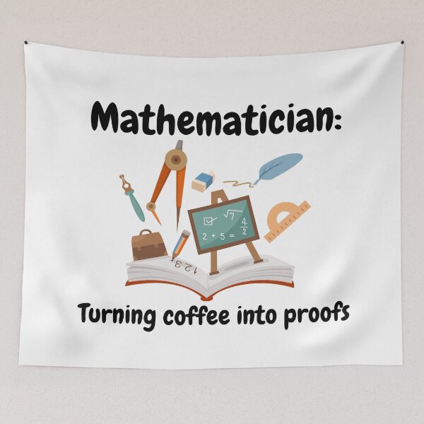 Artikelvorschau, Mathematiker, Kaffee in Beweise umwandeln, lustige Mathematik entworfen und verkauft von NoetherSym.