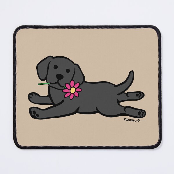Item preview, Black Labrador Puppy and Daisy designed and sold by HappyLabradors.