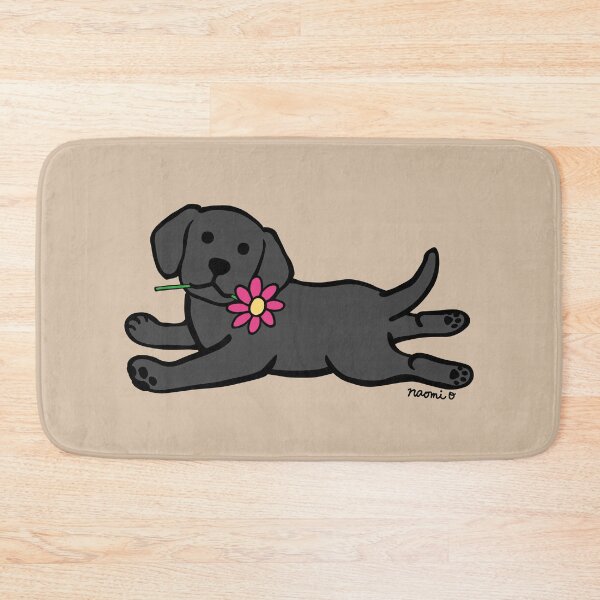 Item preview, Black Labrador Puppy and Daisy designed and sold by HappyLabradors.