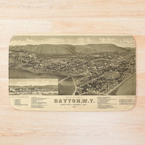 Item preview, Dayton, Washington (1884) designed and sold by allhistory.