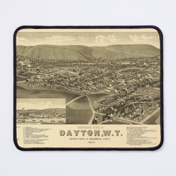 Item preview, Dayton, Washington (1884) designed and sold by allhistory.