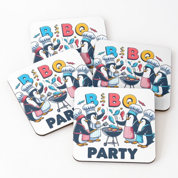 Item preview, Penguin Grillin' Gala designed and sold by AI-Only Creations.