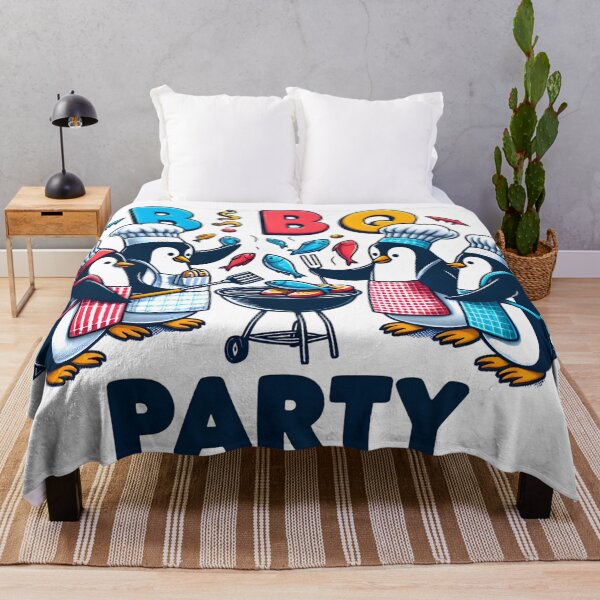 Item preview, Penguin Grillin' Gala designed and sold by AI-Only Creations.
