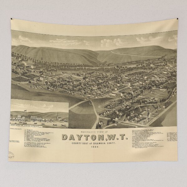 Item preview, Dayton, Washington (1884) designed and sold by allhistory.