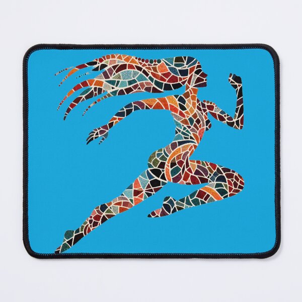Item preview, Vitality in Motion Mosaic Depiction of Human Energy designed and sold by ArtComixHaven.