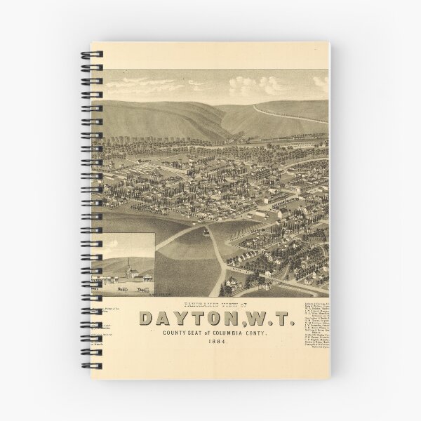 Item preview, Dayton, Washington (1884) designed and sold by allhistory.