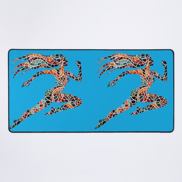 Item preview, Vitality in Motion Mosaic Depiction of Human Energy designed and sold by ArtComixHaven.
