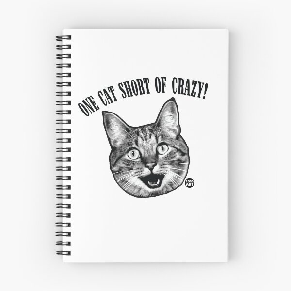 Item preview, ONE CAT SHORT OF CRAZY designed and sold by TODD GOLDMAN.