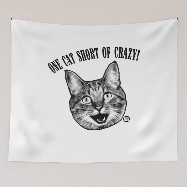 Item preview, ONE CAT SHORT OF CRAZY designed and sold by TODD GOLDMAN.