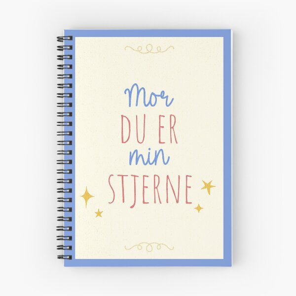Item preview, (Design is in Danish) Mor Du Er Min Stjerne (Mom, You Are My Star) designed and sold by Cosmic-Ferret.