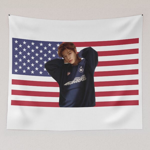 Item preview, Seungmin american flag designed and sold by xoseoulmates.