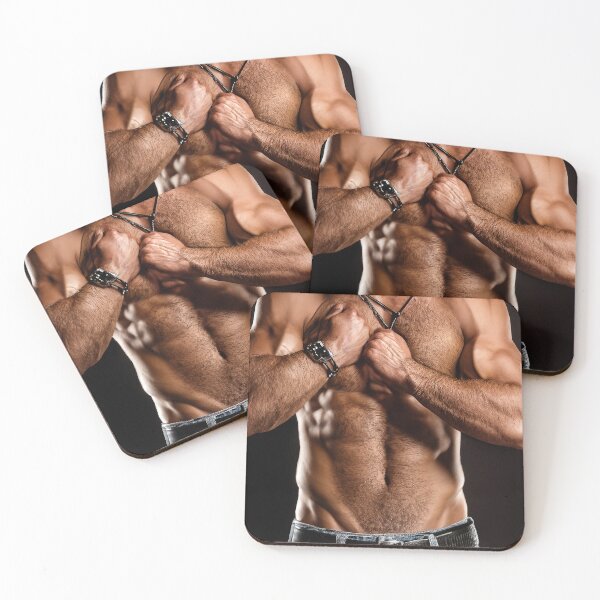 Item preview, Hairy Hunk Poster designed and sold by dudeoir.