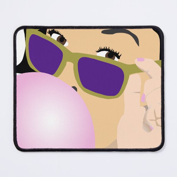 Item preview, Woman with bubblegum and sunglasses designed and sold by FabPosters4Less.