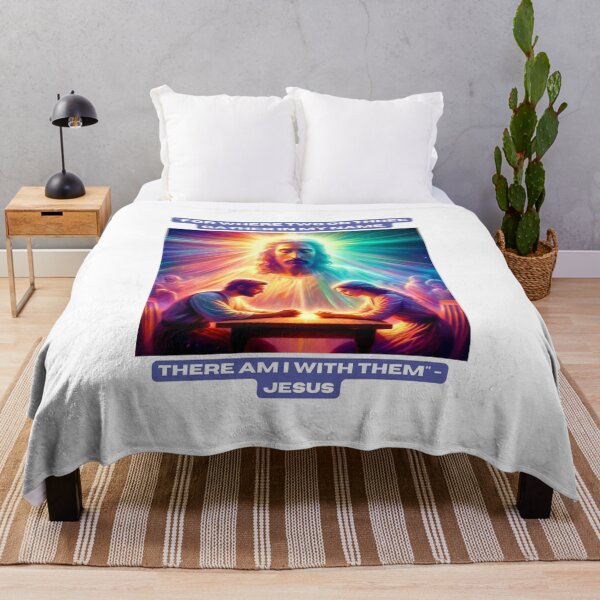 Item preview, "For where two or three gather in my name, there am I with them." - Jesus designed and sold by STO1KA.