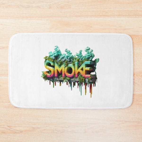Item preview, Graffiti and arts - smoke in 3D with jungle colors designed and sold by NovaMode.