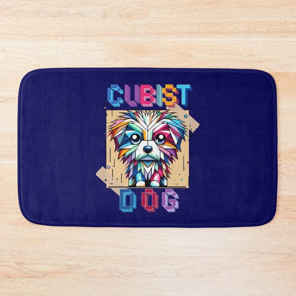 Item preview, Geometric dog, cubist dog art, cubist art, dog designed and sold by antcpjr682.