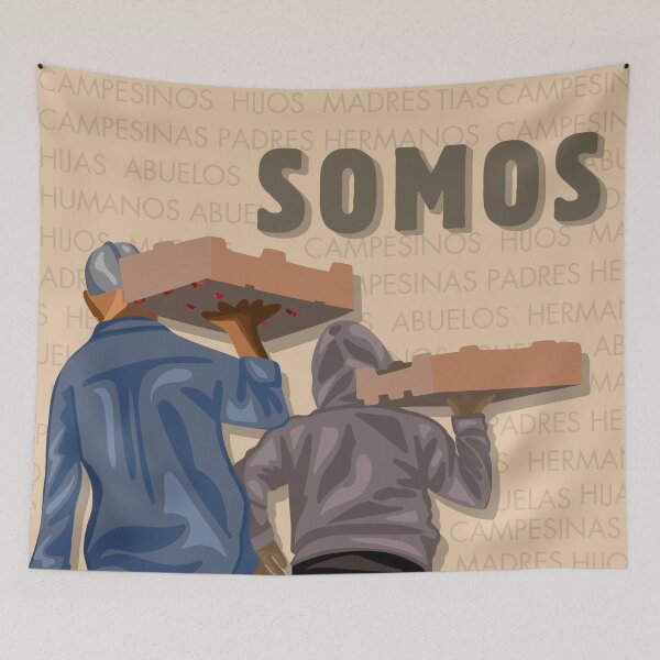 Item preview, Somos campesinos designed and sold by Xicanapoet.