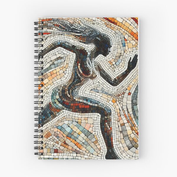 Item preview, Rhythmic Grace The Timeless Dance of Mosaic Artistry designed and sold by ArtComixHaven.