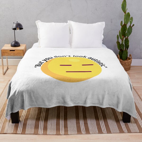 Item preview, "But you don't look autistic" | funny autism quote designed and sold by NeurodiverseTea.