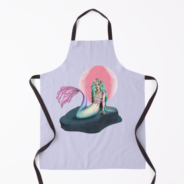 Item preview, Pastel Moon Mermaid // designed and sold by Art by Maria Milenova.