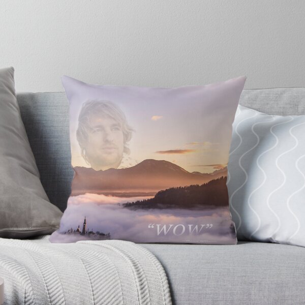 WOW - Owen Wilson Throw Pillow