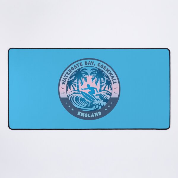 Item preview, Watergate Bay Cornwall Coast England Surfing Design designed and sold by CynthiaGraphics.