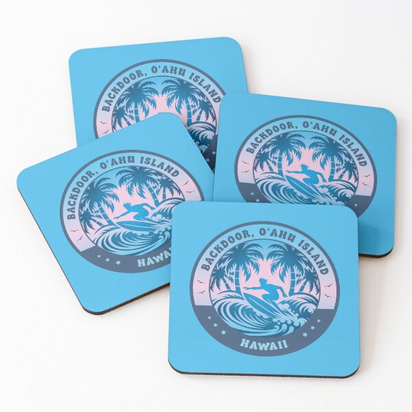 Item preview, Backdoor Oahu Island Hawaii Surfing Design designed and sold by CynthiaGraphics.