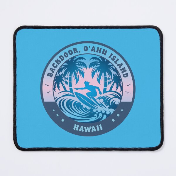Item preview, Backdoor Oahu Island Hawaii Surfing Design designed and sold by CynthiaGraphics.