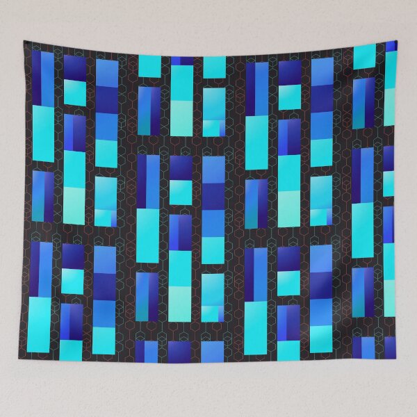 Item preview, Blue Rectangles  designed and sold by amanda150771.