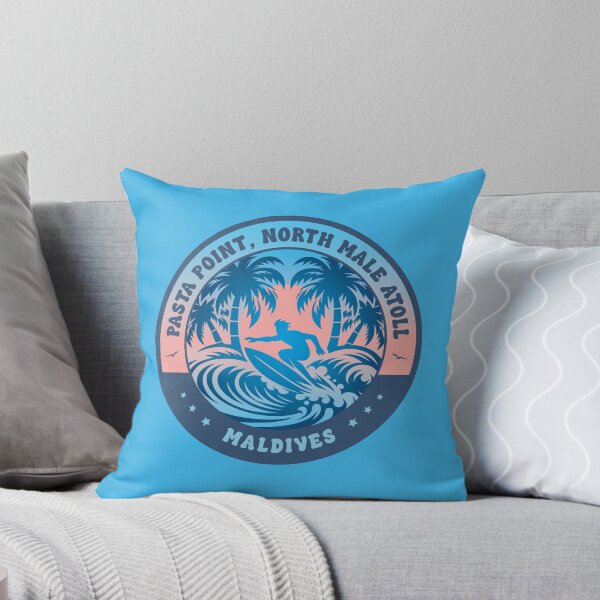 Item preview, Pasta Point North Male Atoll Maldives Surfing Design designed and sold by CynthiaGraphics.