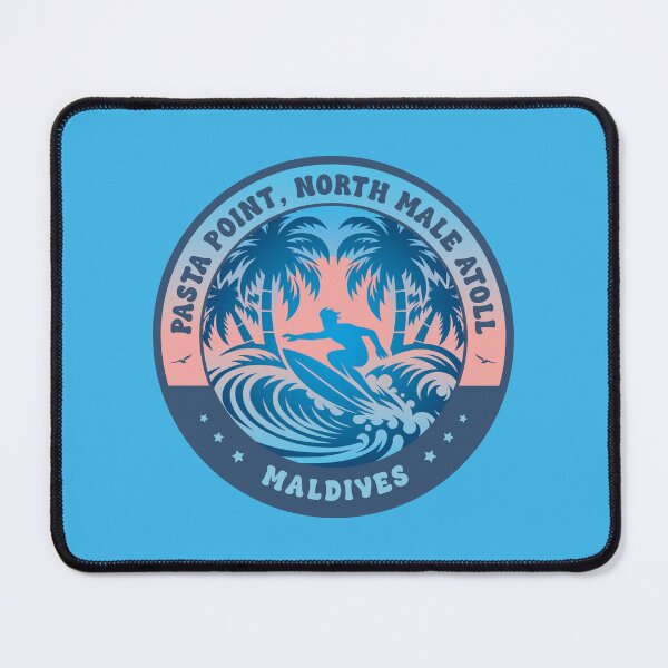 Item preview, Pasta Point North Male Atoll Maldives Surfing Design designed and sold by CynthiaGraphics.