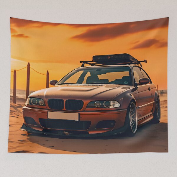Aperçu de l'œuvre Voiture E 46 Sunset Beach créée et vendue par gmerkys.