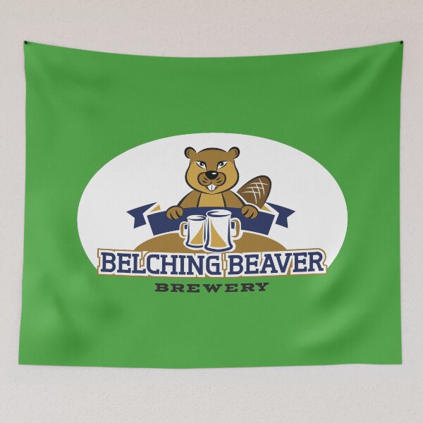 Item preview, Belching Beaver Brewery Logo 12 designed and sold by 108dragons.