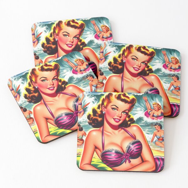 Item preview, Retro Summer Pin-up designed and sold by PulpVintage.