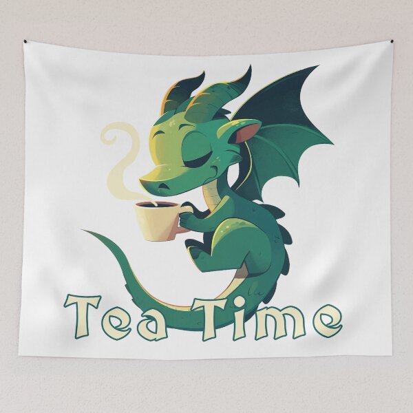 Item preview, Tea Time Dragon designed and sold by Sacred-Circle.
