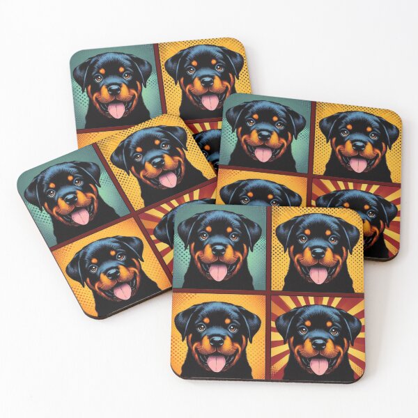 Aperçu de l'œuvre Rottweiler rétro créée et vendue par 123ks.